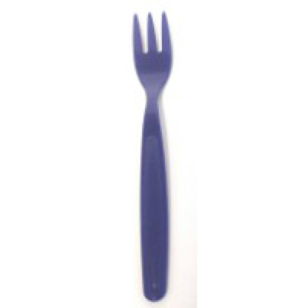 Small Fork - Royal Blue Plastic